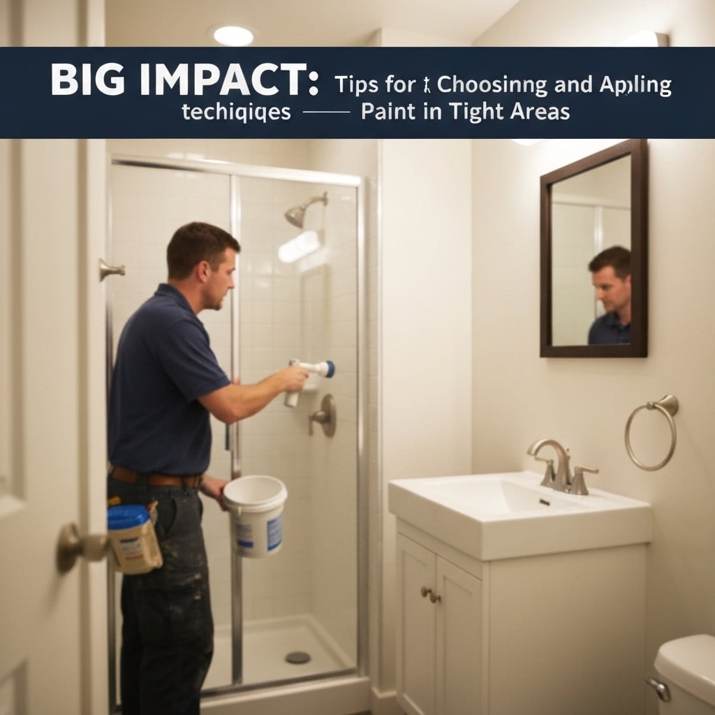 Small Spaces, Big Impact: Tips for Choosing and Applying Paint in Tight Areas