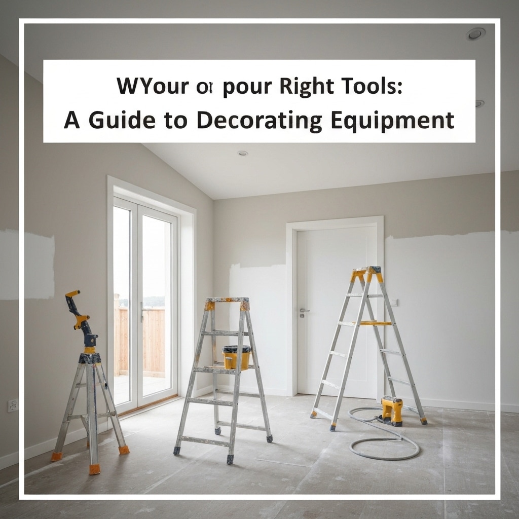 Transform Your Space with the Right Tools: A Guide to Decorating Equipment